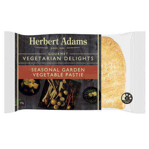 Herbert Adams Vegetarian Delights Seasonal Garden Vegetable Pastie