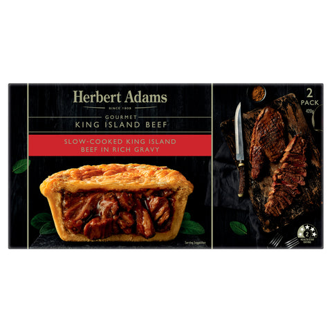 Herbert Adams Gourmet King Island Beef Pie Media 1 of 2