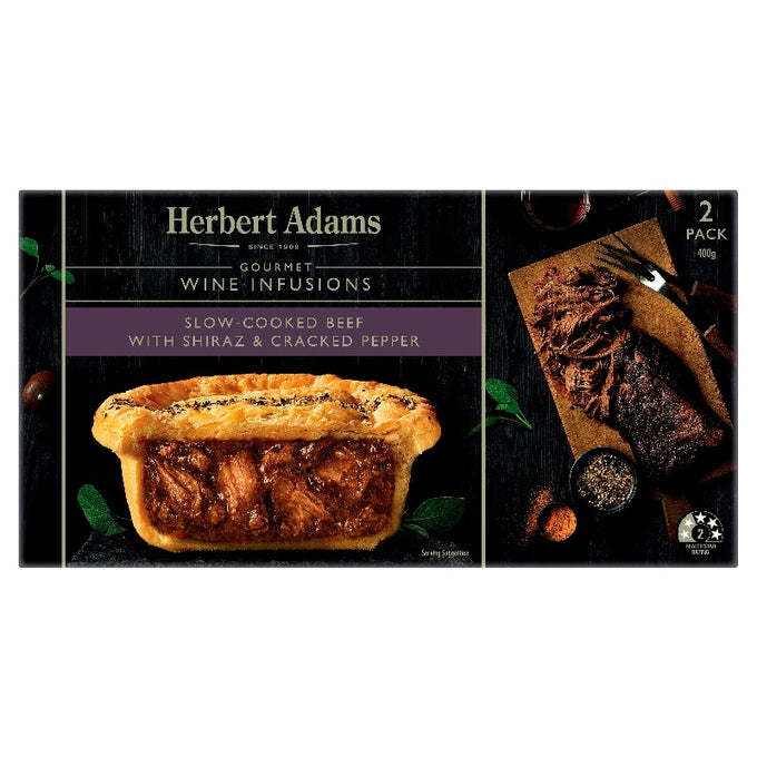 Herbert Adams 8 Hour Slow-Cooked Chunky Sous Vide Beef and Peppercorn