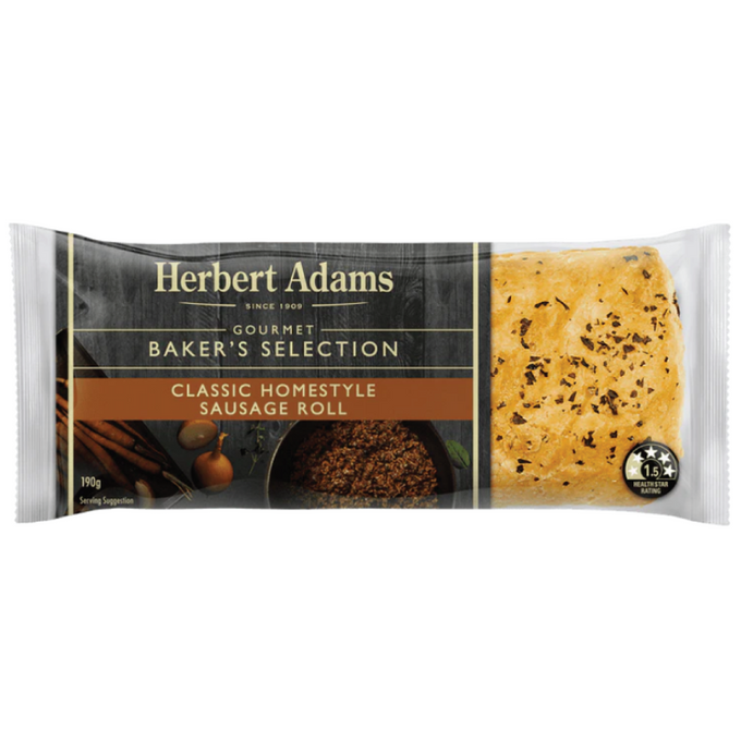Herbert Adams Baker’s Selection Classic Homestyle Sausage Roll